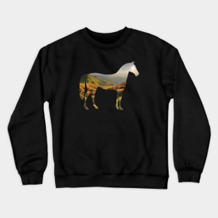 Horse Countryside Crewneck Sweatshirt